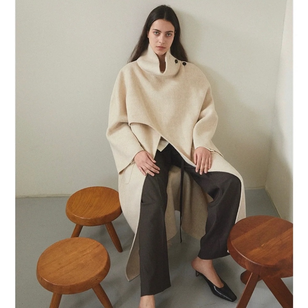 Maison marais handmade cape coat